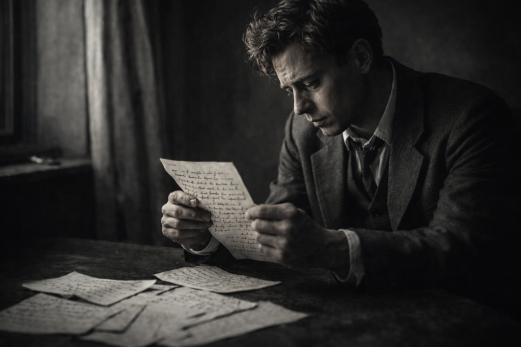 Une lettre lue en silence, geste d’empathie.