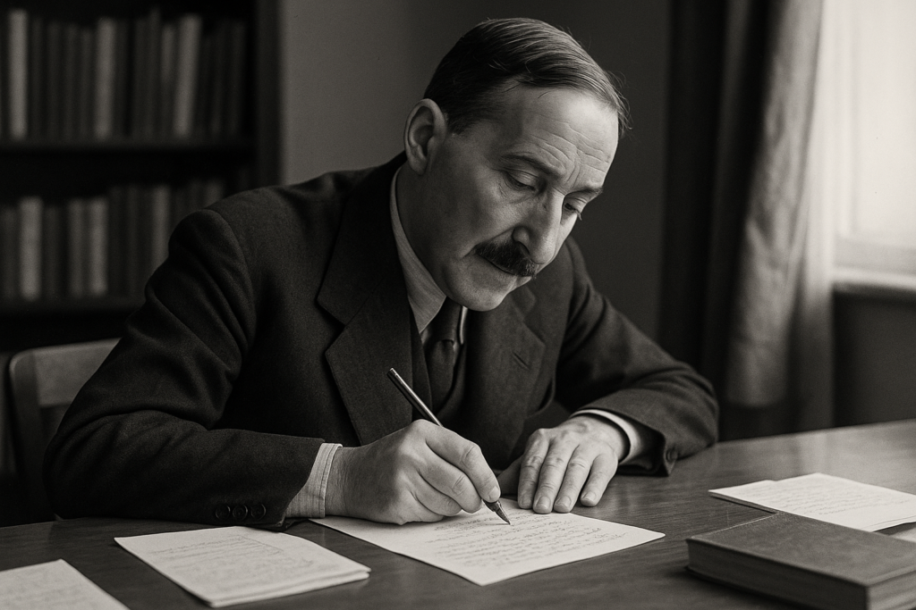 La méthode Stefan Zweig : L'auteur en train d’écrire, portrait réaliste